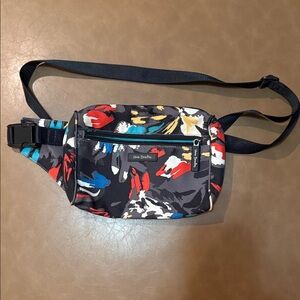 Vera Bradley Black and Multicolor Belt Bag